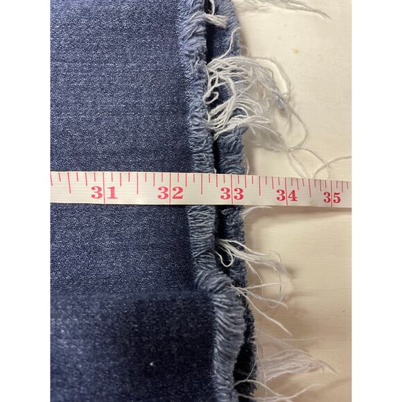 Judy Blue Jeans Wide Leg Women’s Size 16W Cropped Dark Wash Raw Hem Denim Pants - Picture 11 of 13